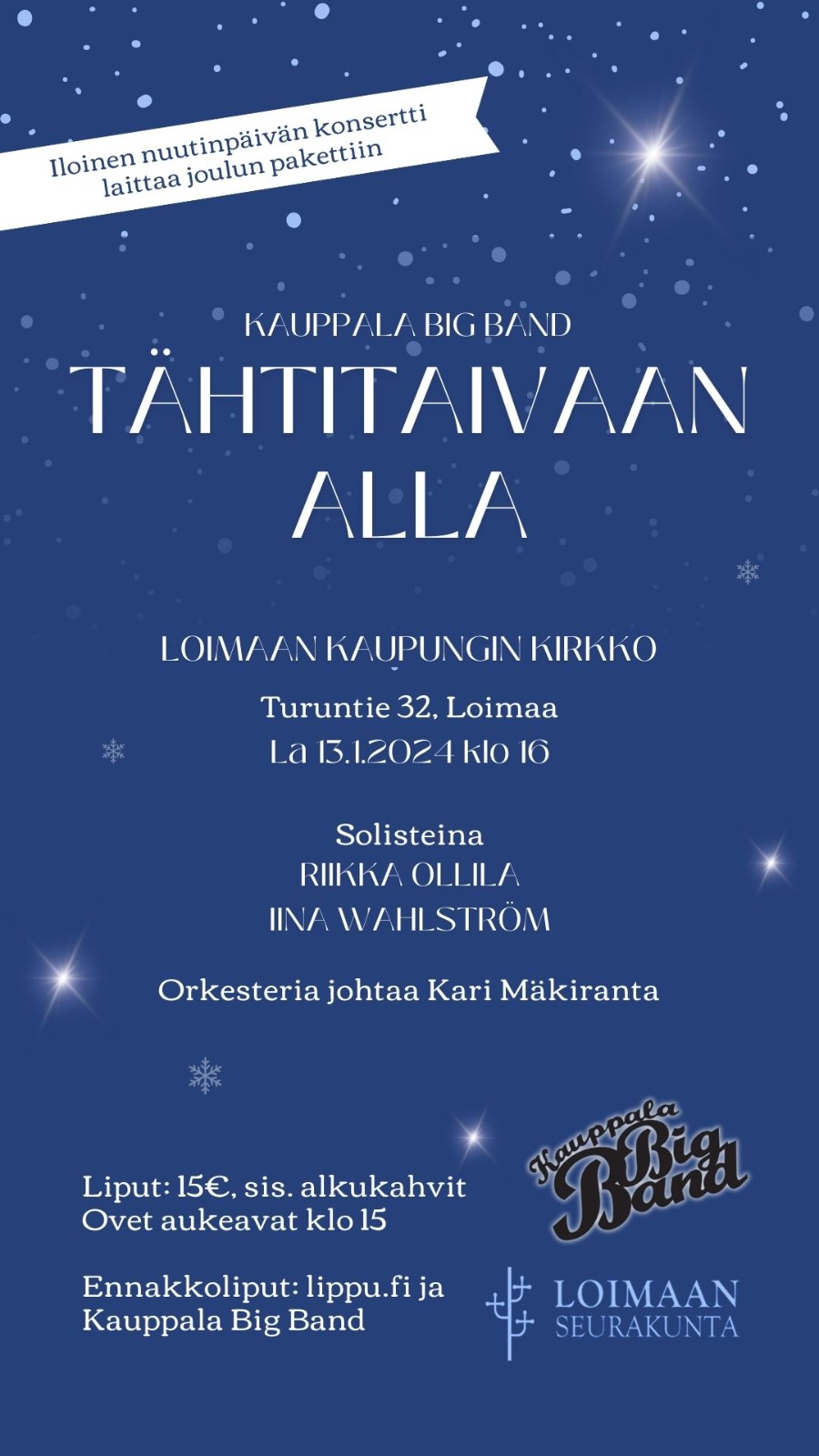 Kauppala Big Band Iloinen Nuutinpäivänkonsertti
